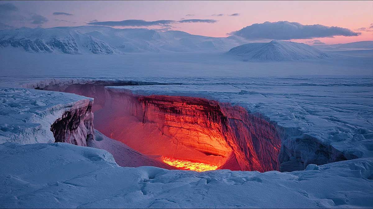 glacier magma